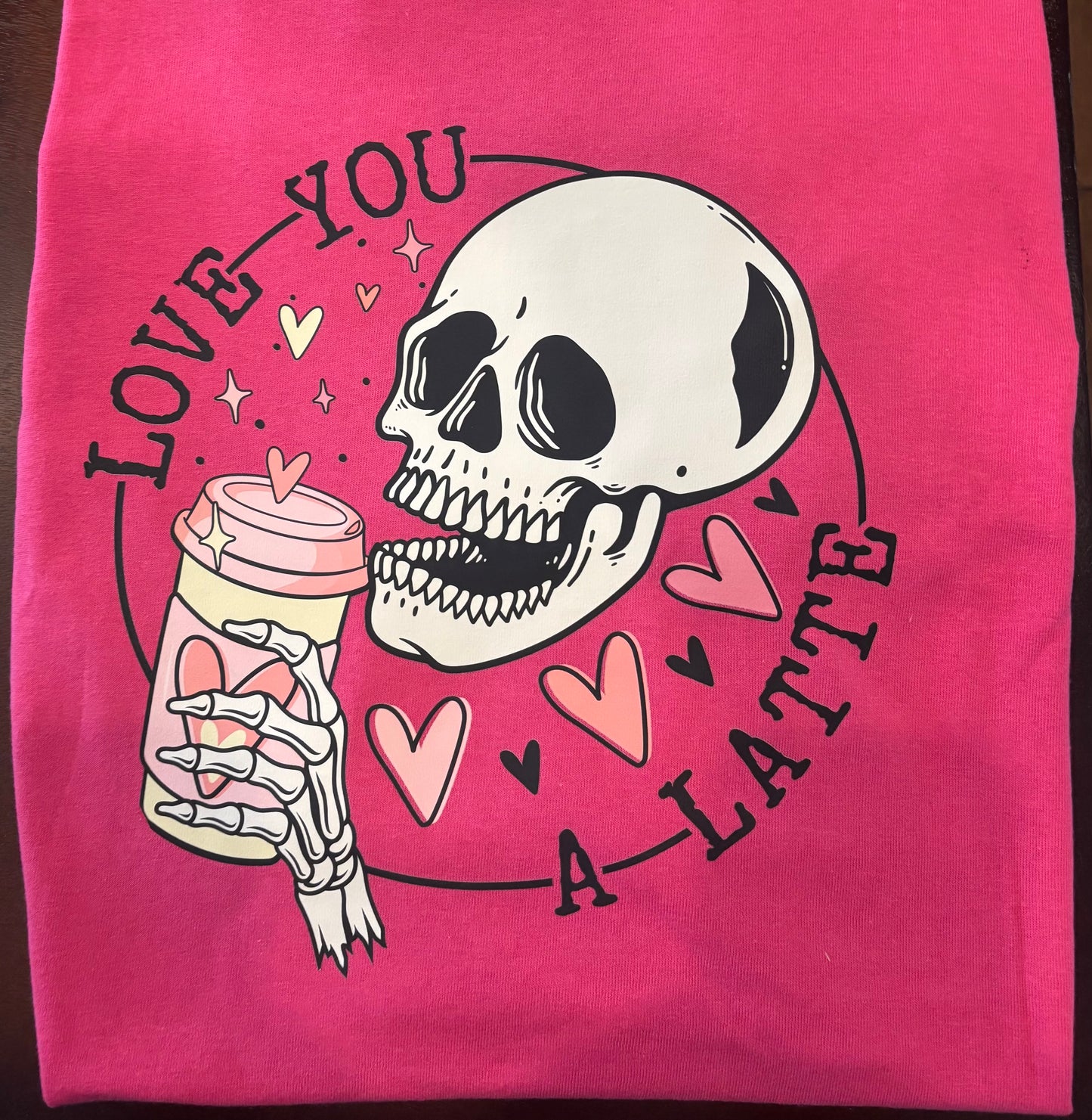 Love You Latte Ladies short Sleeve Tshirt